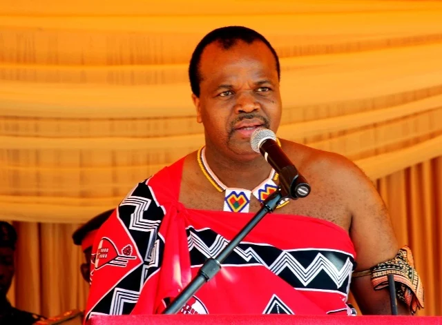 King of Eswatini portrait 3